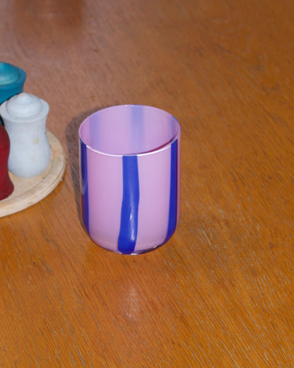 Striped Glass Cup