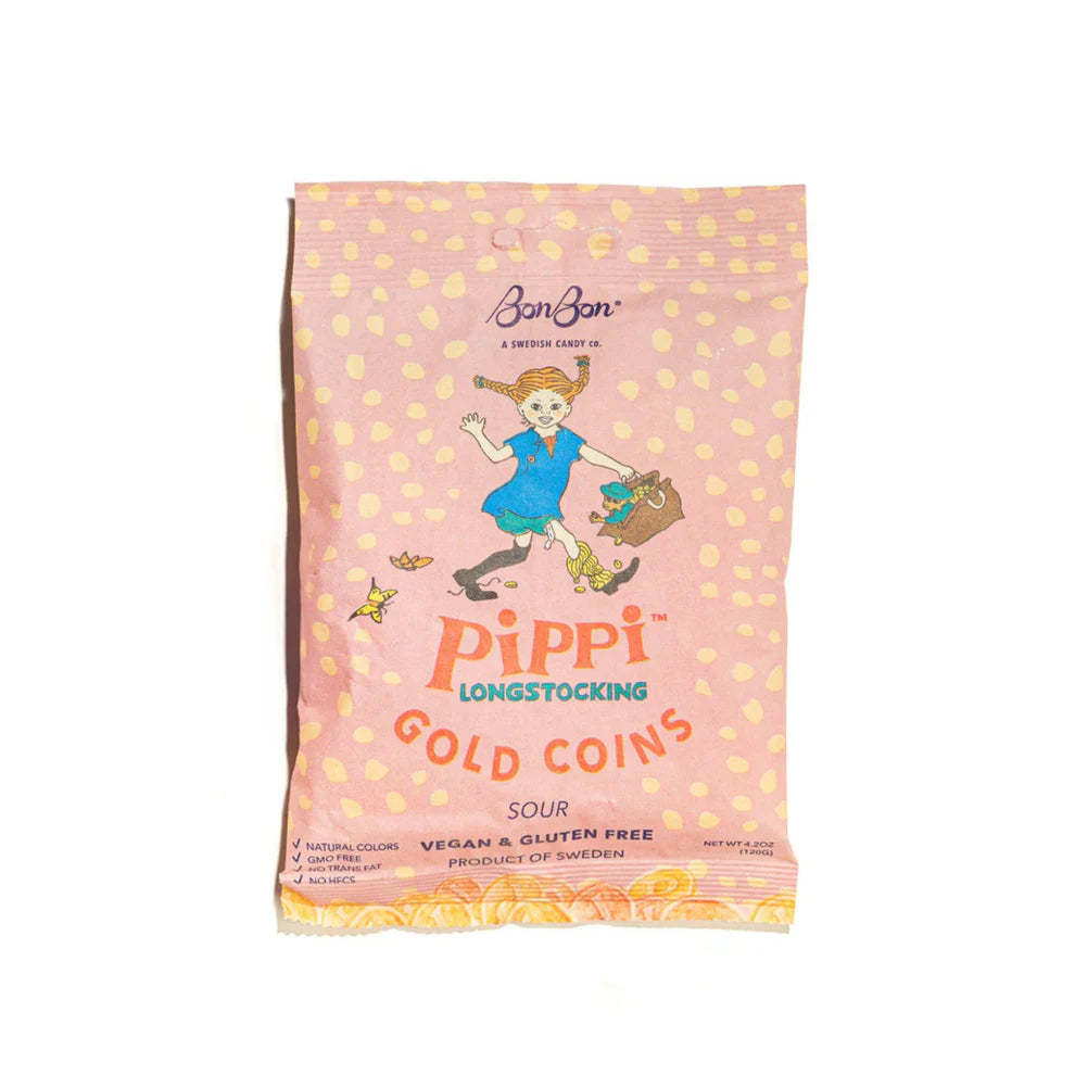 BonBon Pippi Longstocking Sour Gold Coins