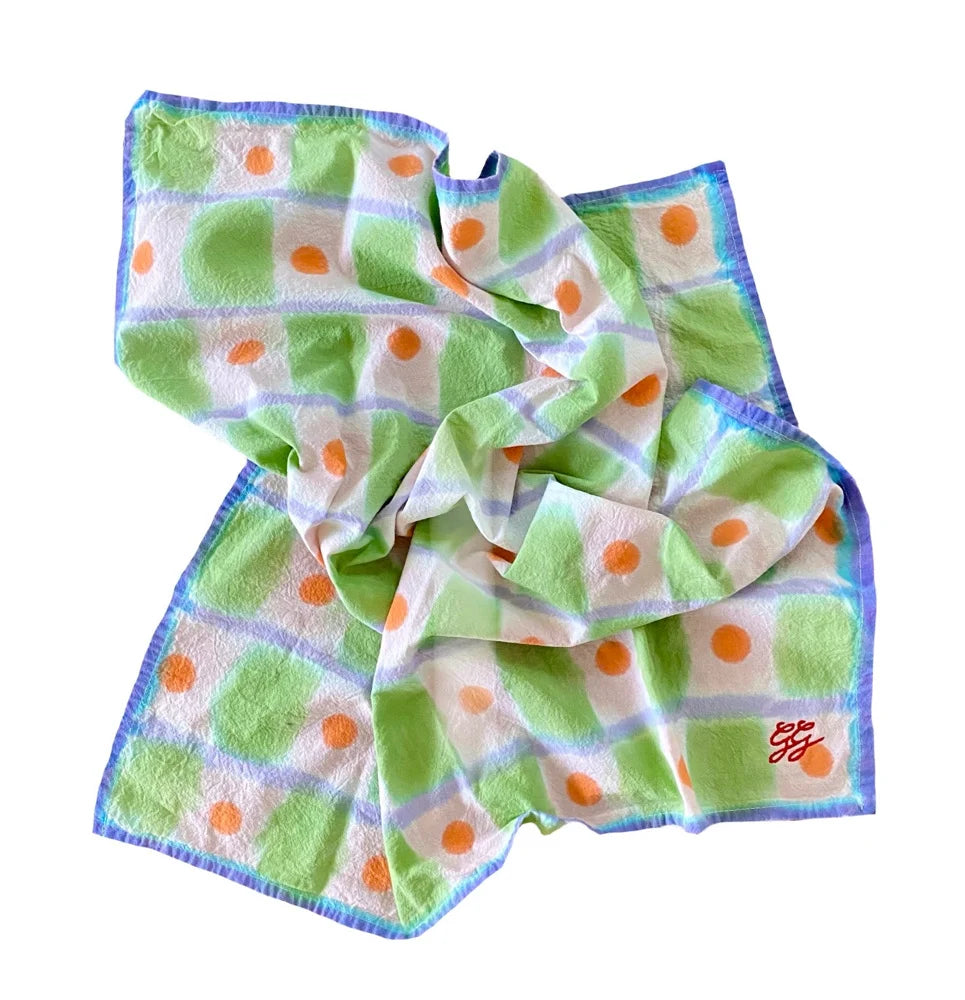 Hand Dyed Kitchen Towels