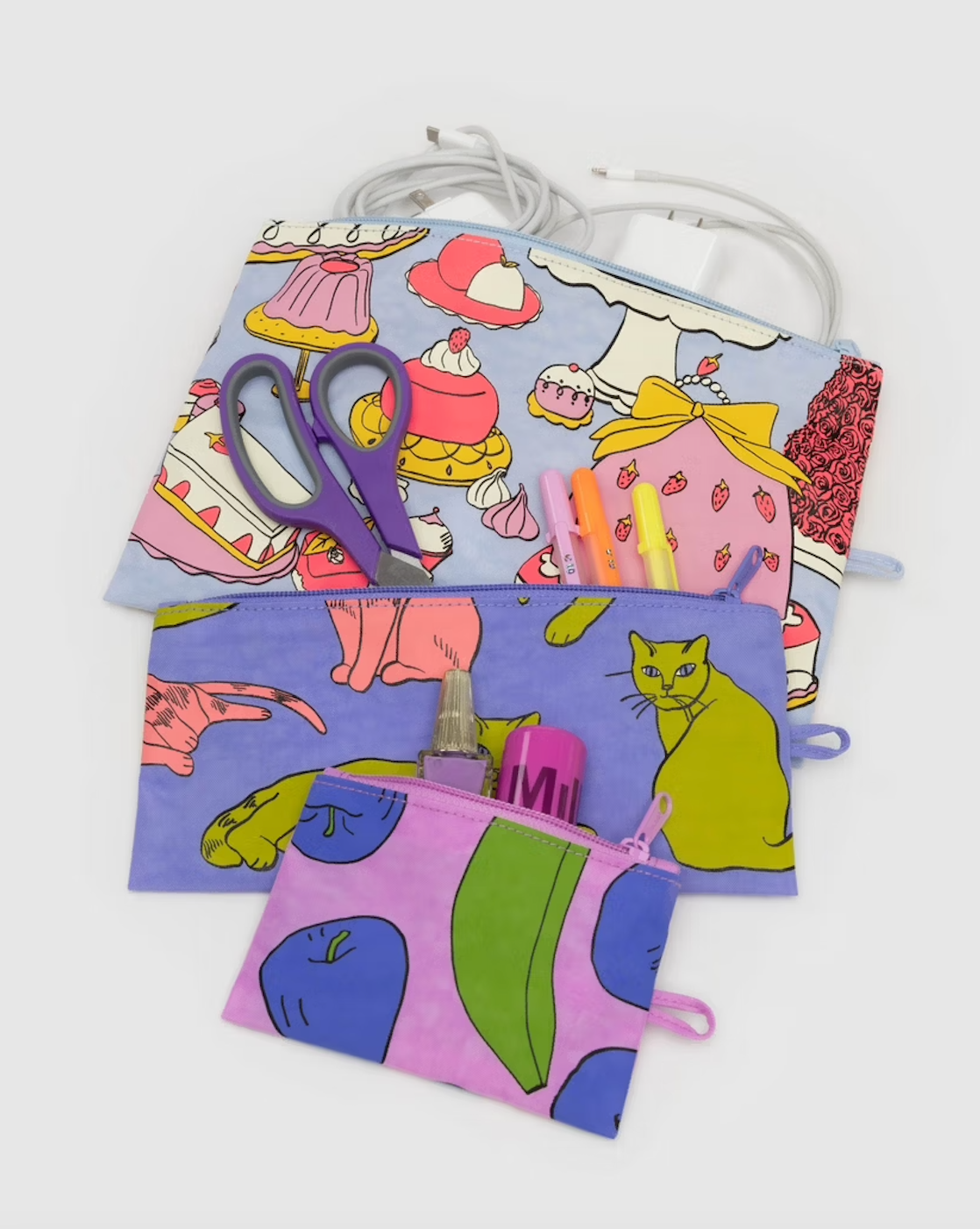 Baggu Flat Pouch Set