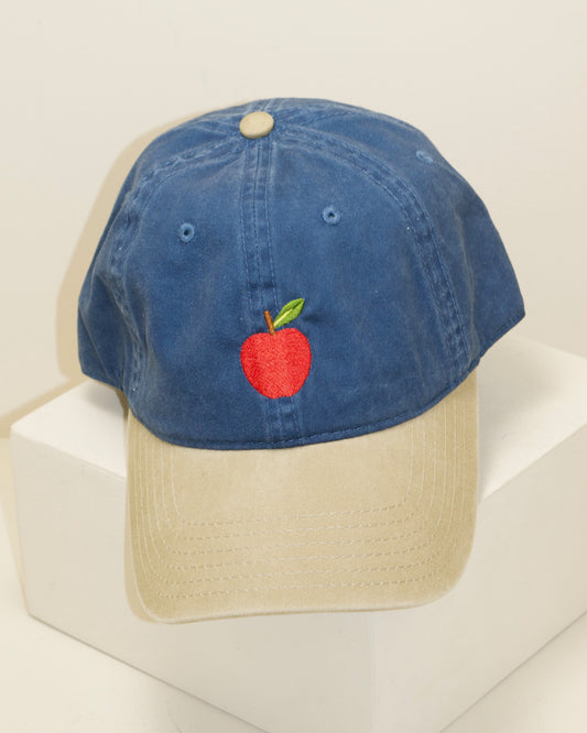 embroidered apple hat