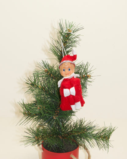 Vintage Elf Ornament