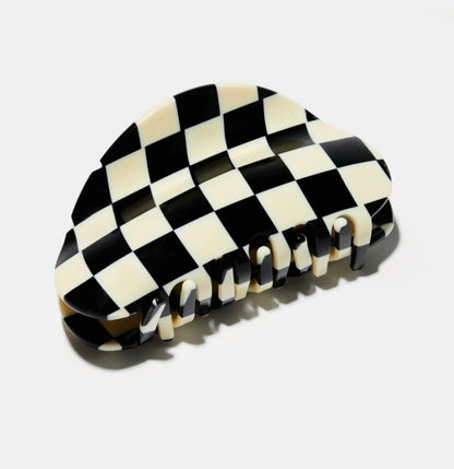 Checker Hair Claw