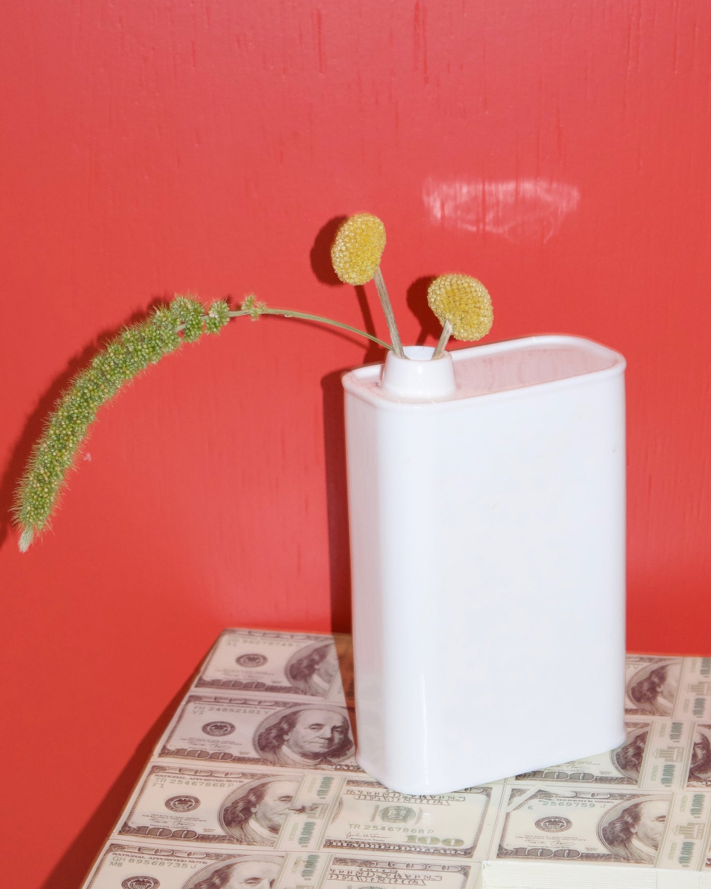 Oil Can and Bottle Ceramic Vases