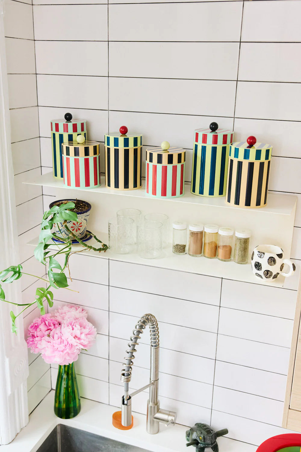 Striped Canisters