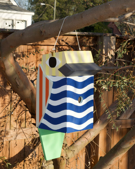 Dusen Dusen Multi Stripe Bird House