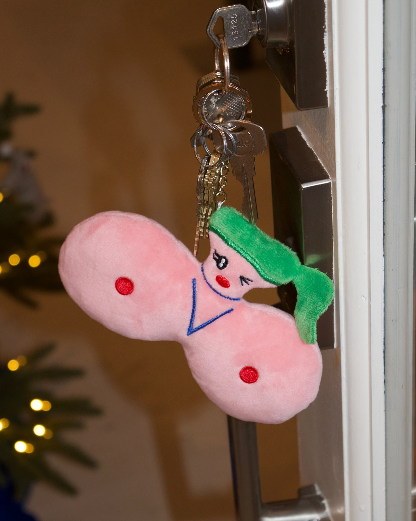 Boobs Plush Keyring / Keychain