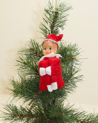 Vintage Elf Ornament