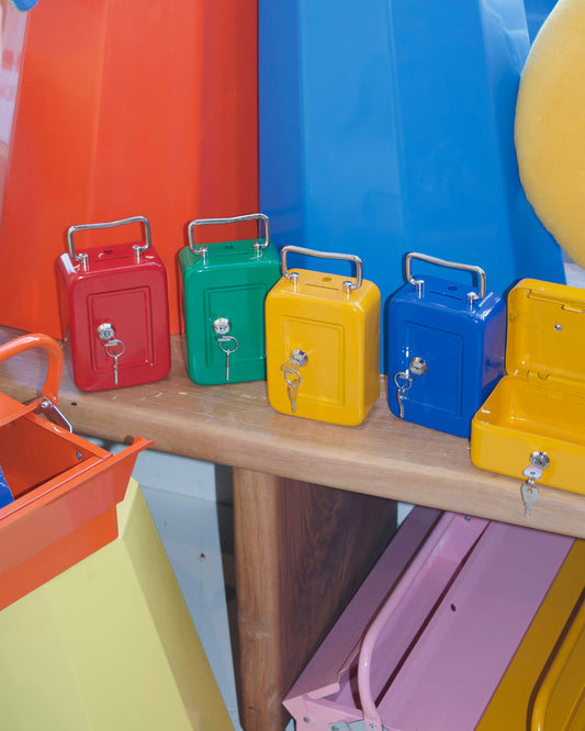 Italian Steel Vertical Cash Box