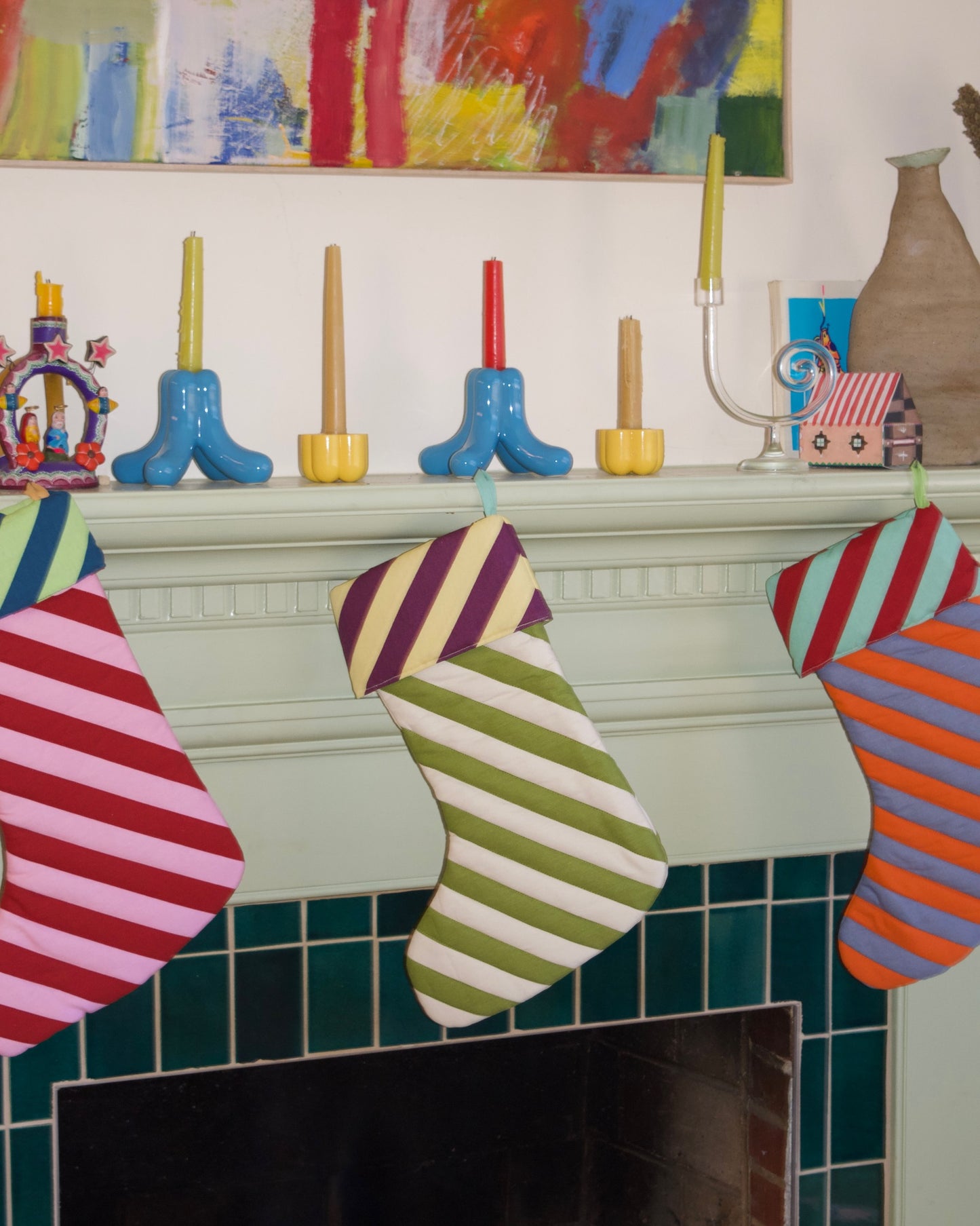 Dusen Dusen Striped Stockings