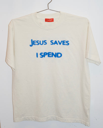 "Jesus Saves I Spend" Shirt - Odd Bird