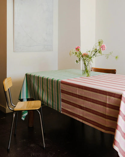 Double Striped Tablecloth