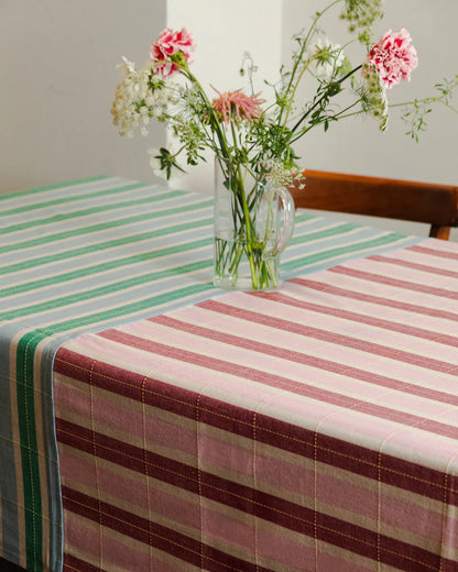 Double Striped Tablecloth