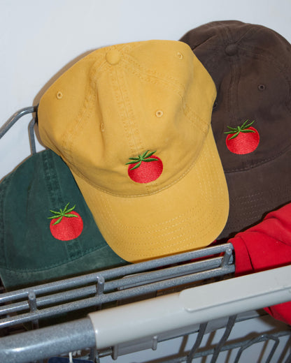 Embroidered Cherry Tomato Hat
