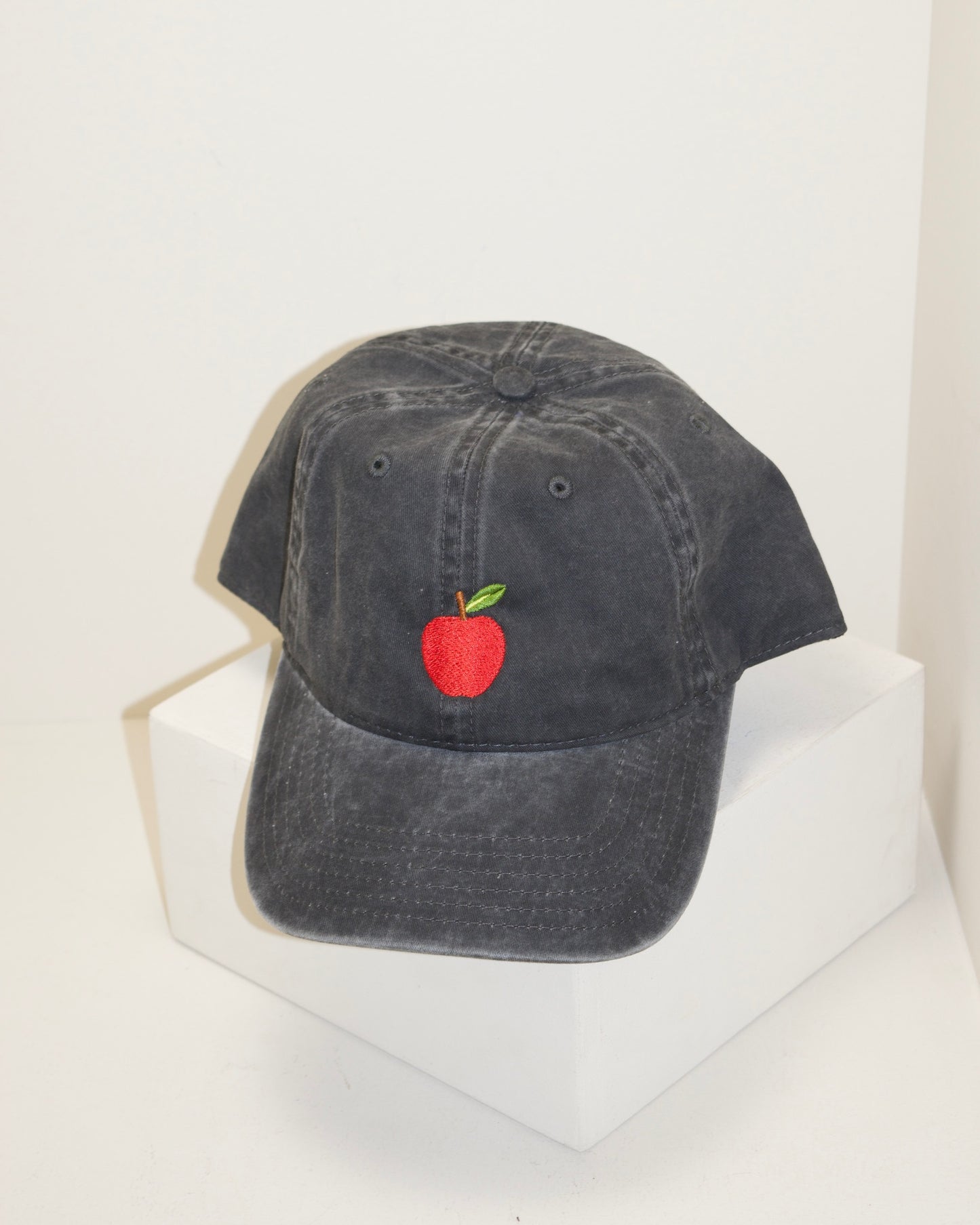 embroidered apple hat