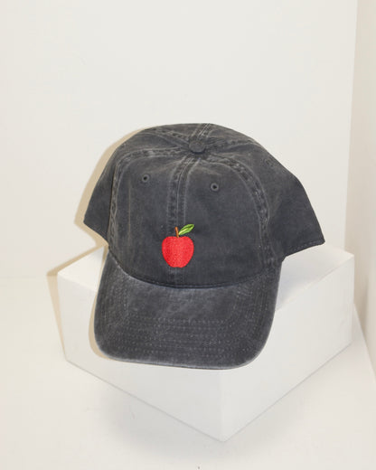 embroidered apple hat