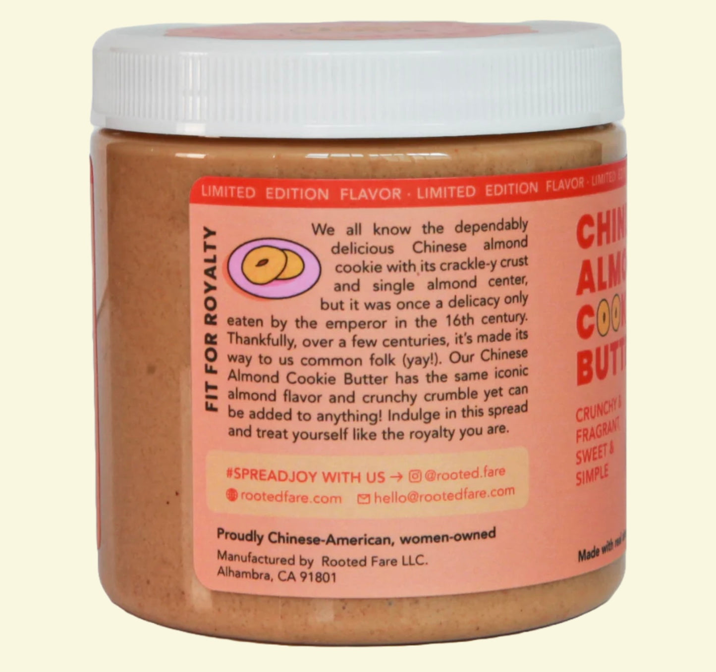 Chinese Almond Cookie Butter