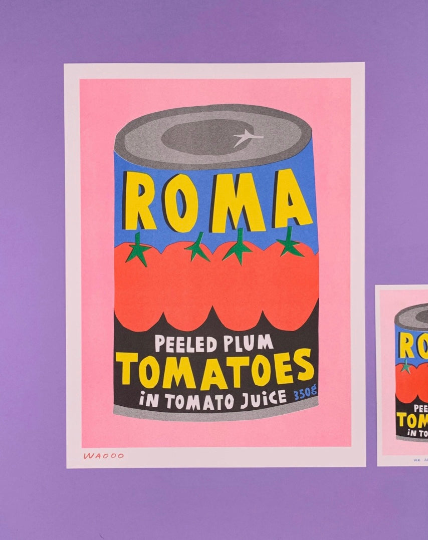 We Are Out of Office Risograph Print (large)