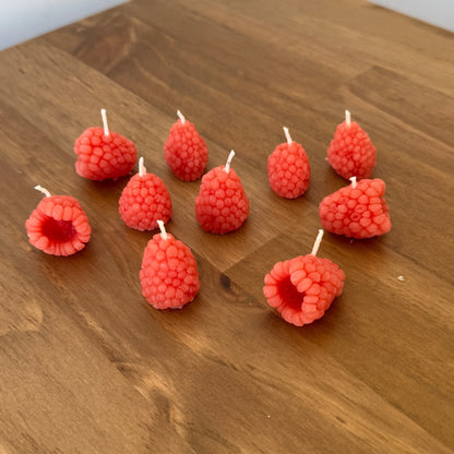 Happy Organics Pink Raspberry Birthday Candles