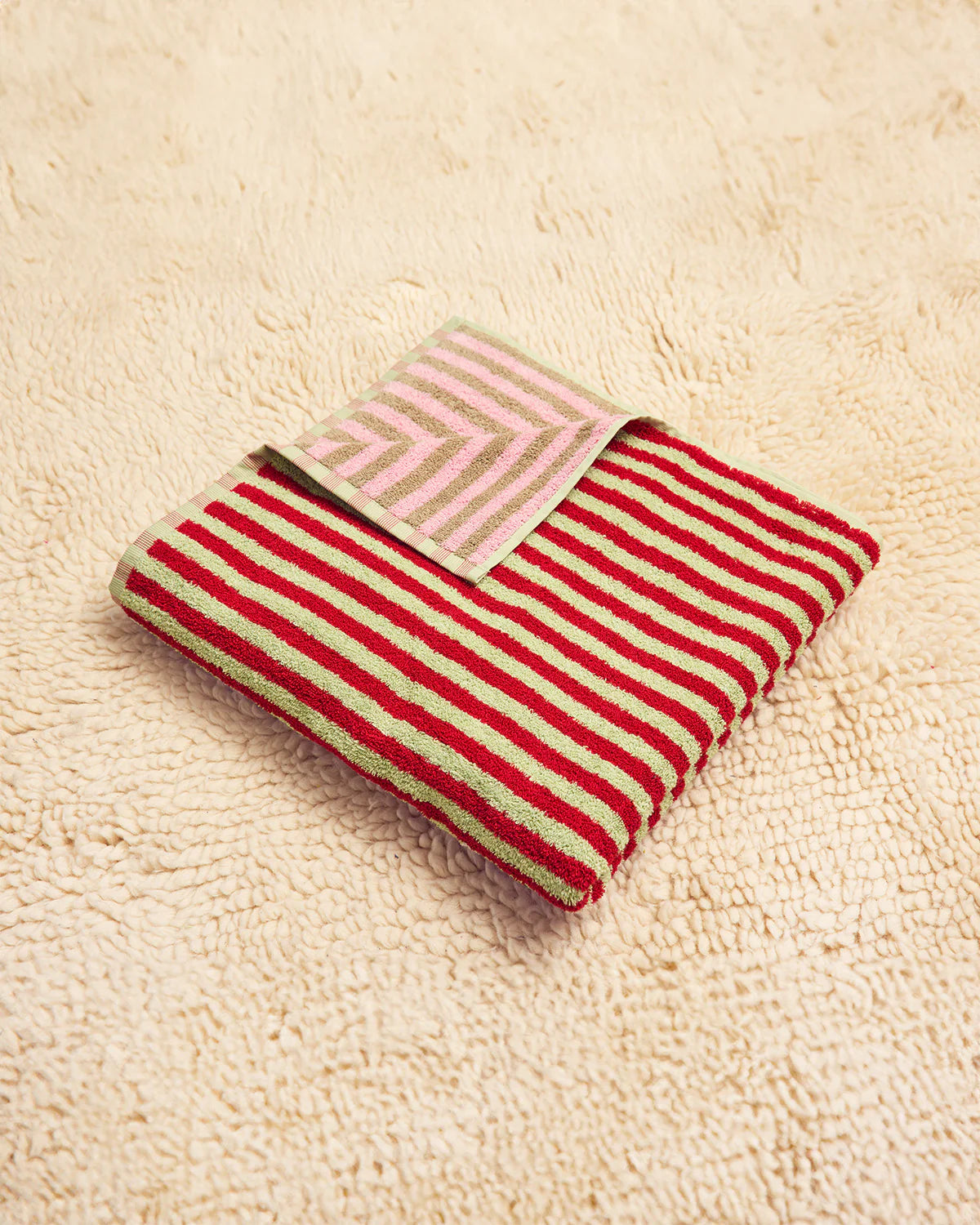 Dusen Dusen Bug Stripe Towels