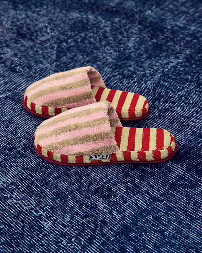 Dusen Dusen Terry Stripe Slippers