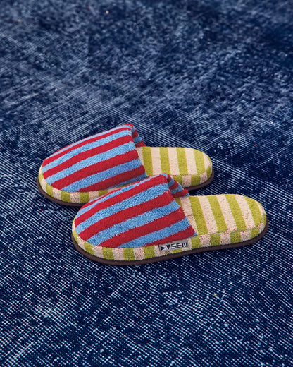 Dusen Dusen Terry Stripe Slippers