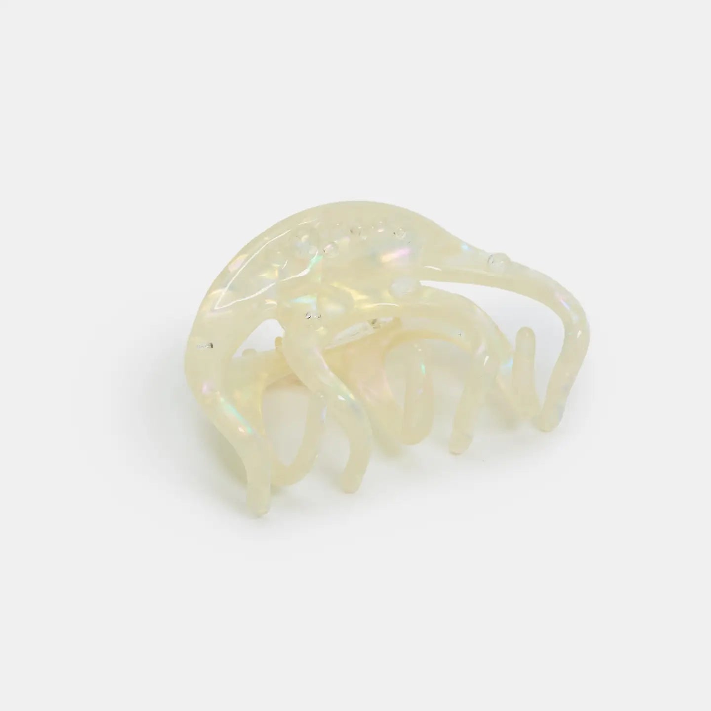 Pearl shimmer octopus hair clip