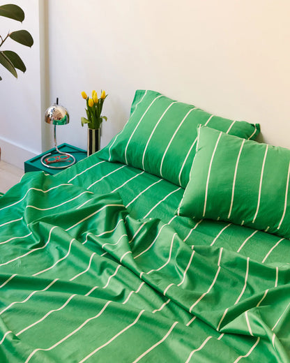 Dusen Dusen Lawn Stripe Sheets