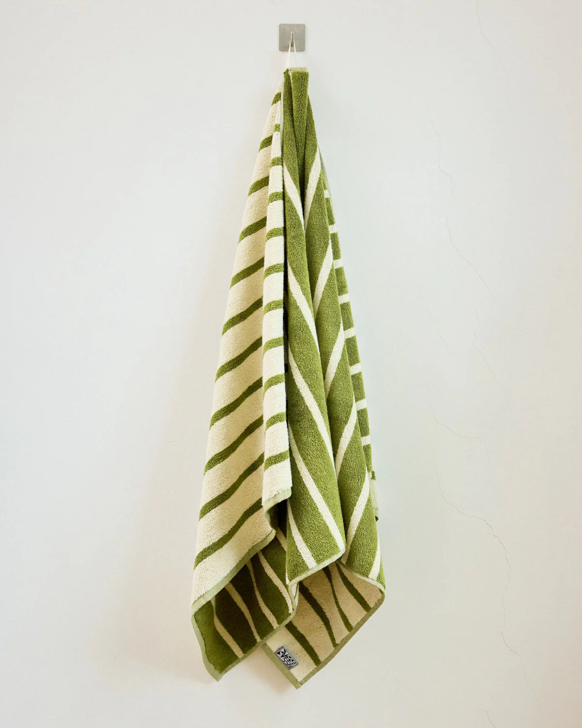 Dusen Dusen Bird Stripe Bath Towels