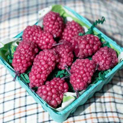 Happy Organics Pink Blackberry Birthday Candles