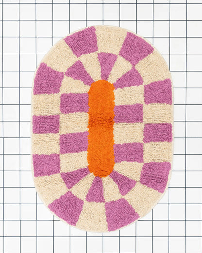 Tarta Gelatina Rita Checkered Bathmat