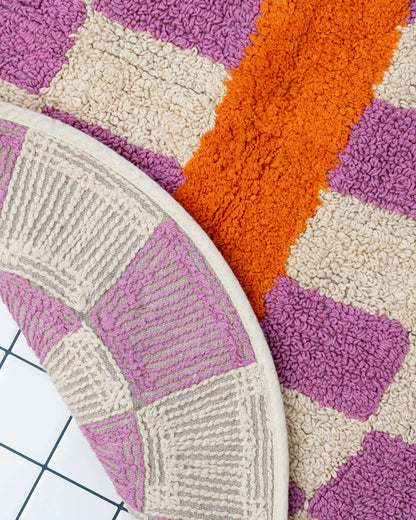 Tarta Gelatina Rita Checkered Bathmat