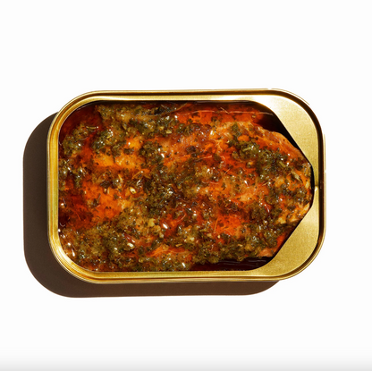Fishwife Smoked Trout with Red Chimichurri