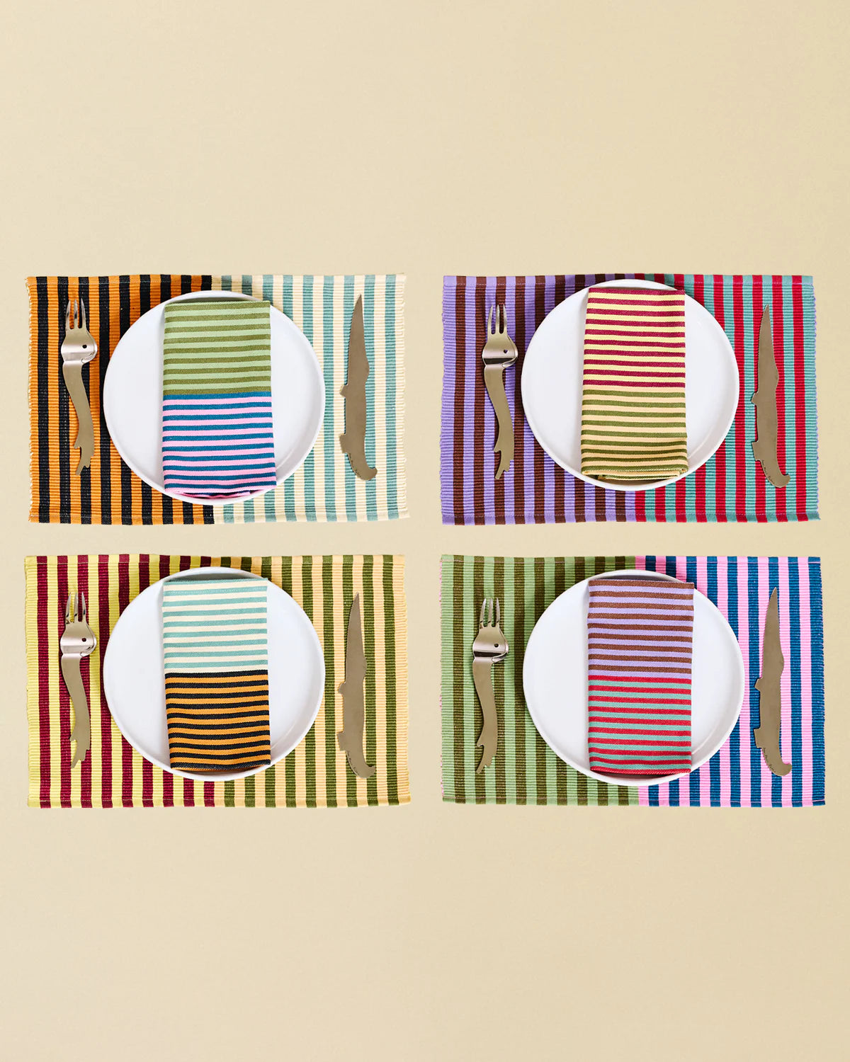 Dusen Dusen Duo Stripe Placemats