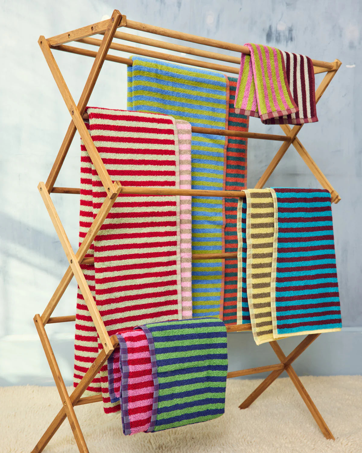 Dusen Dusen Bug Stripe Towels