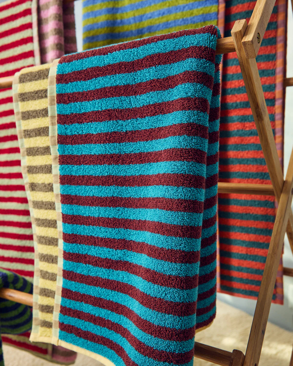 Dusen Dusen Bug Stripe Towels