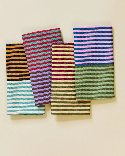 duo stripe napkin set