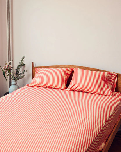 Dusen Dusen Tawny Stripe Sheets