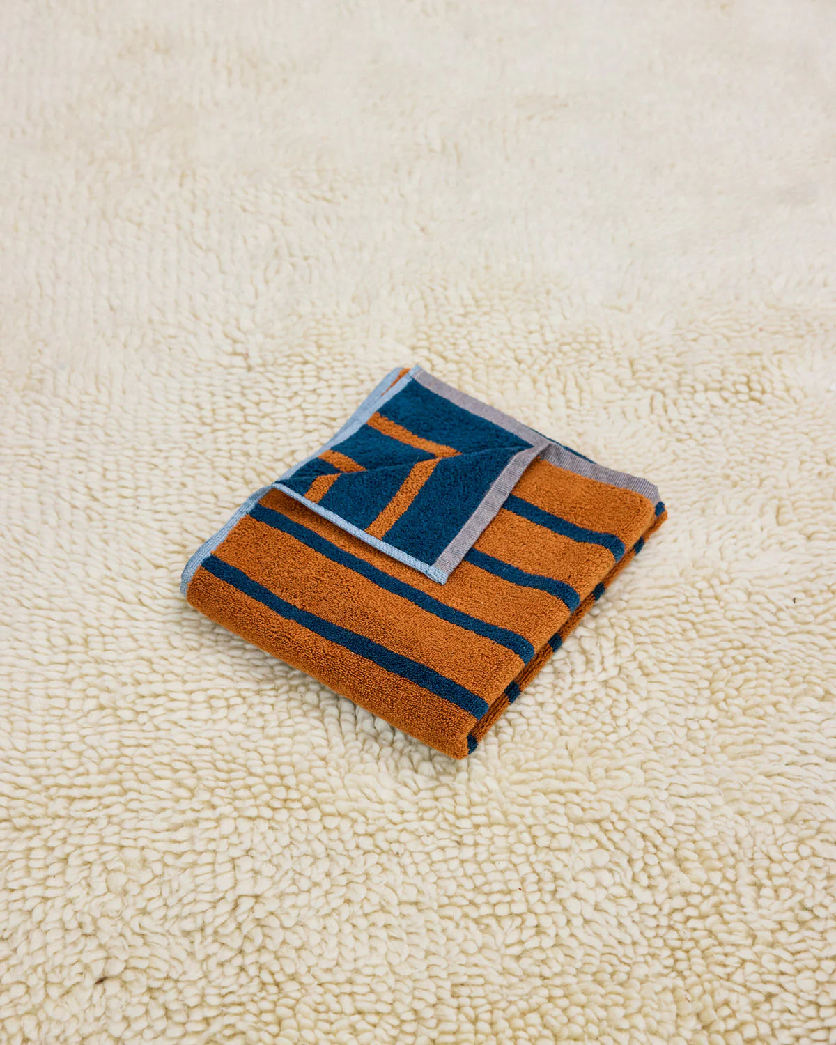 Dusen Dusen Bird Stripe Bath Towels