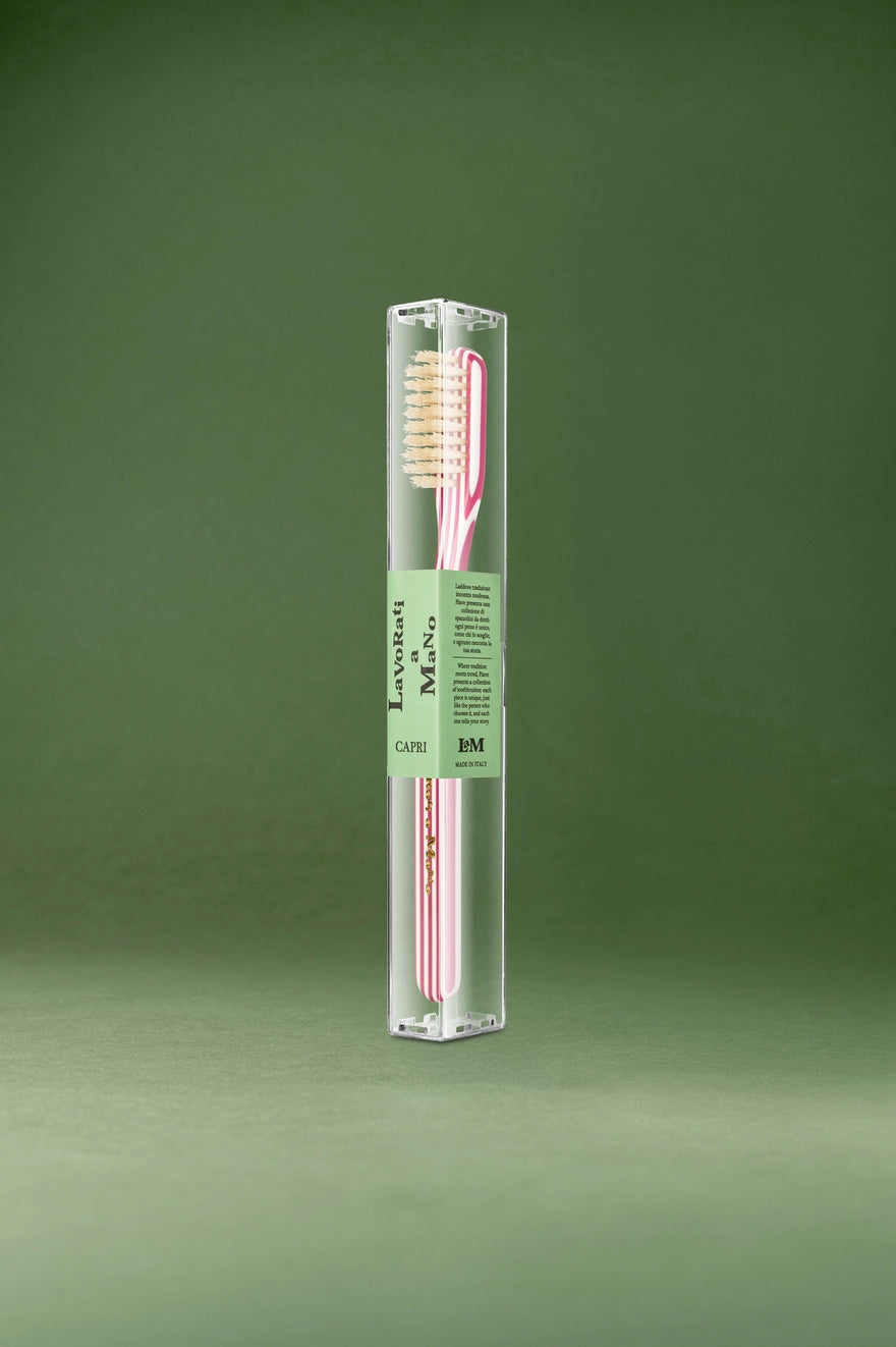 Lavorati A Mano Capri Natural Bristles Toothbrush