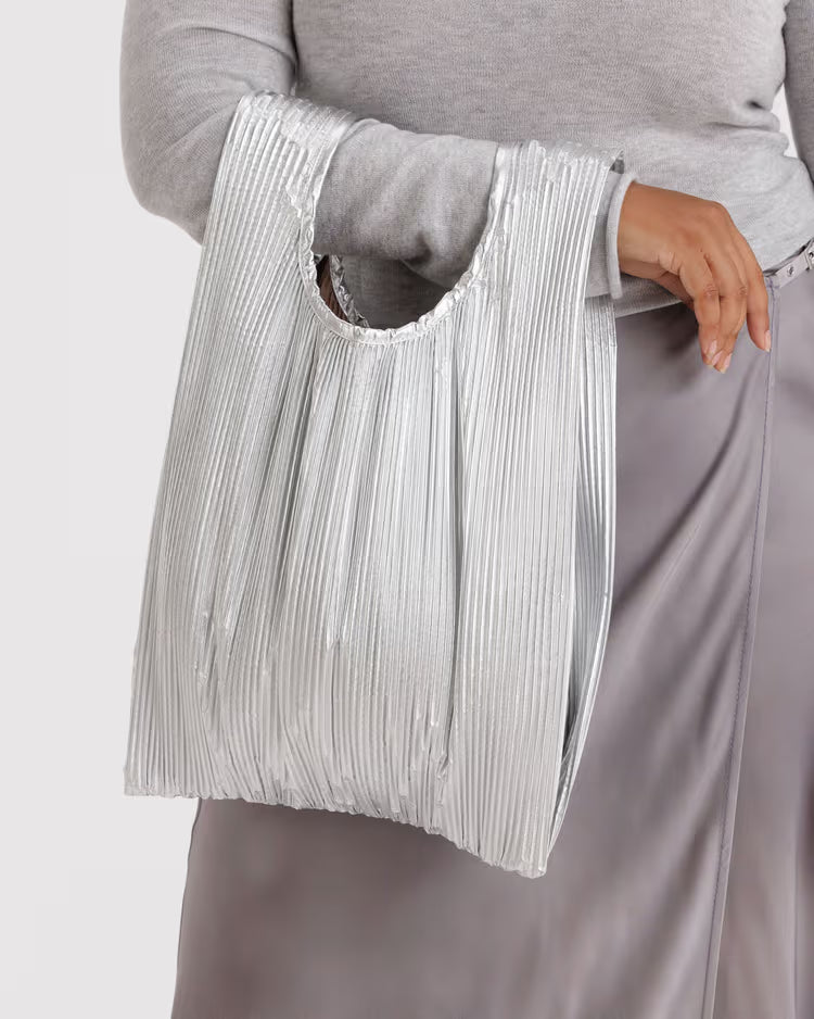 Holiday Baggu Pleated Reusable Bags