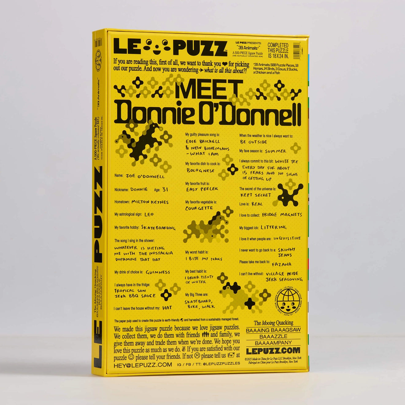 Le Puzz 500 Piece Puzzle