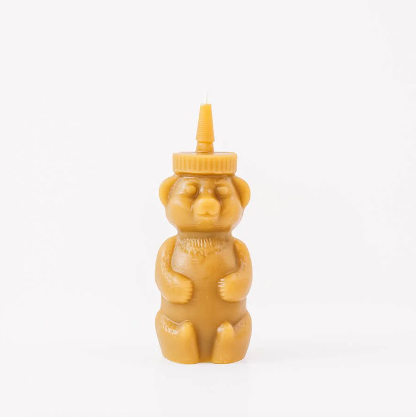 Beeswax Honey Bear Candle