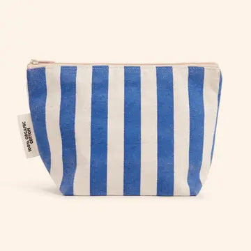 striped zipper pouch