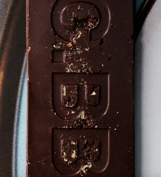 Coffee + Cardamom Chocolate Bar
