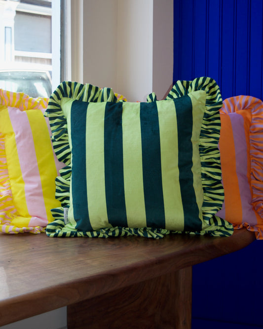 Colours of Arley Ruffle Pillows