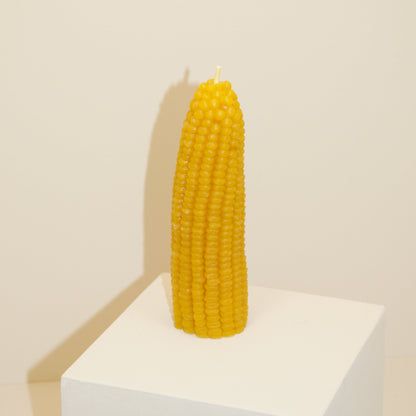 Beeswax Corn Candle