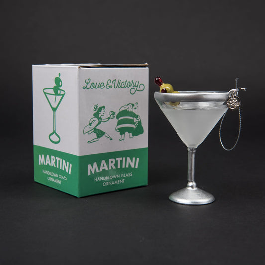 Martini Holiday Ornament