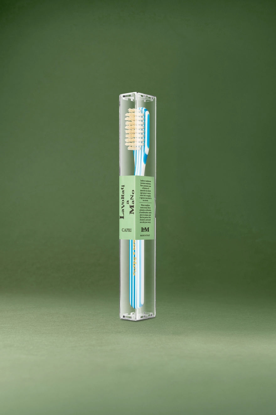 Lavorati A Mano Capri Natural Bristles Toothbrush