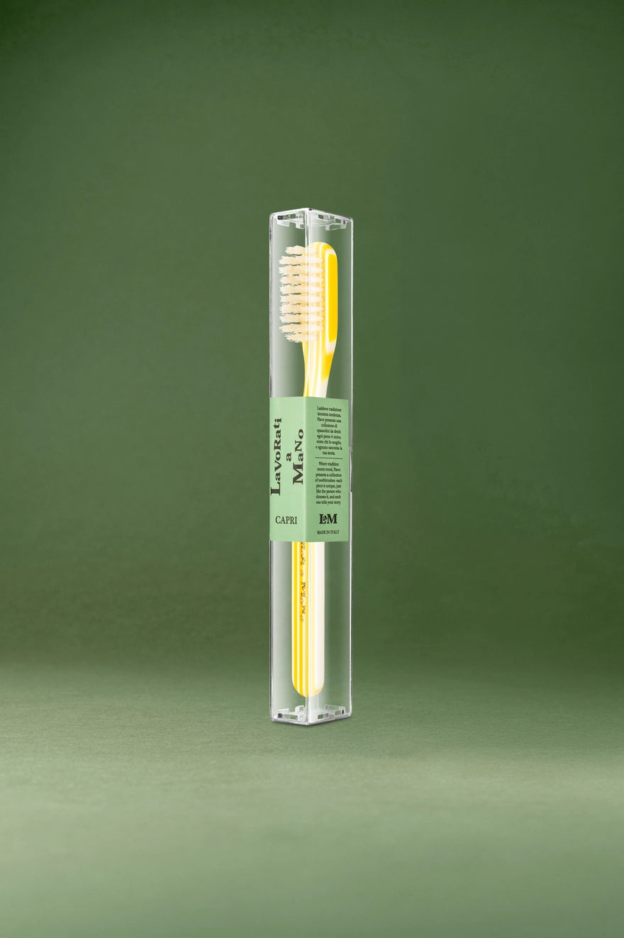 Lavorati A Mano Capri Natural Bristles Toothbrush